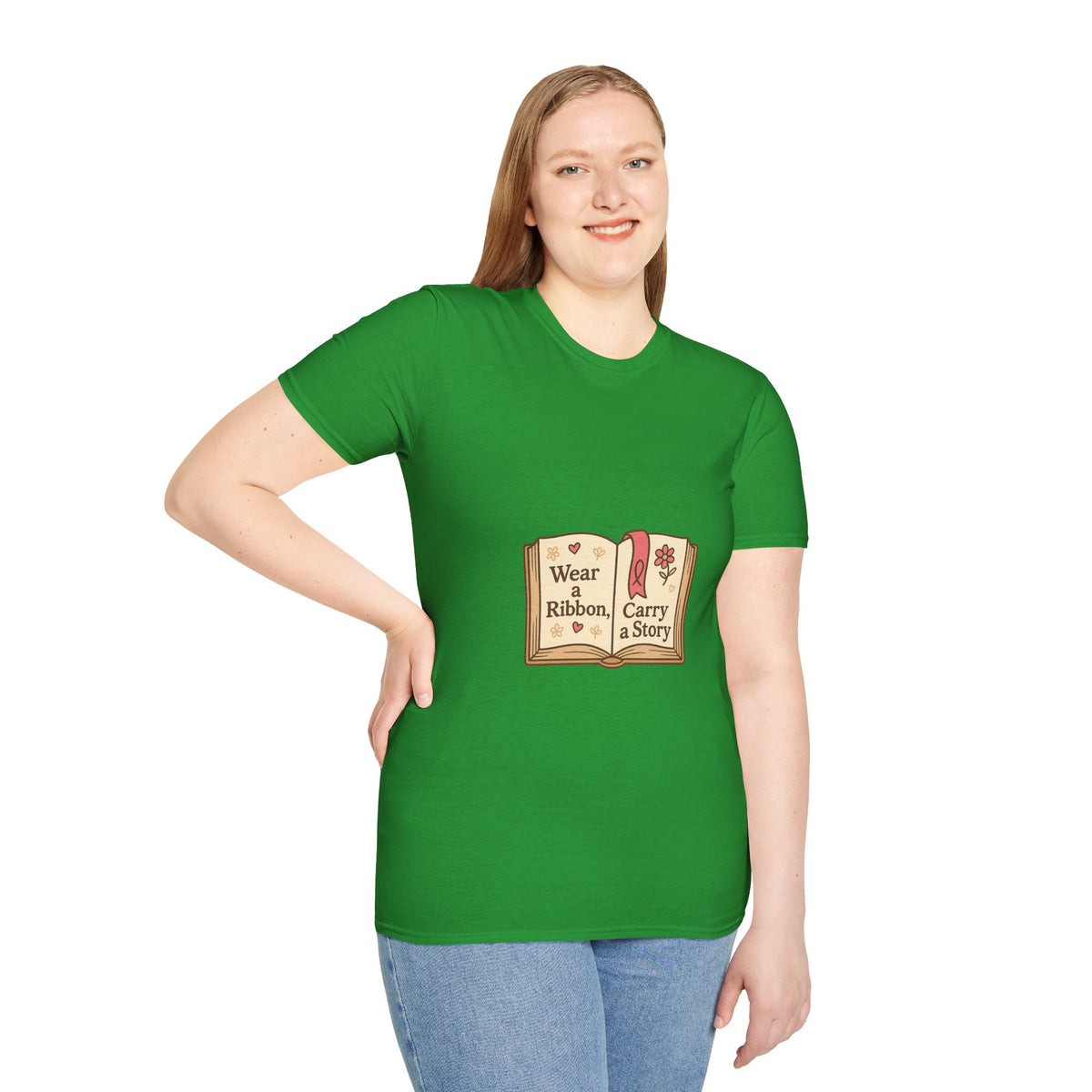 Book Lover T‑Shirt — "Wear a Ribbon, Carry a Story" Vintage Open Book Design - Trending Now - October 2026