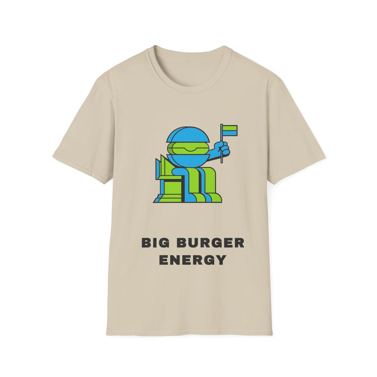 Big Burger Energy T-Shirt — Cute Retro Robot Graphic Tee - Trending Now - September 2026