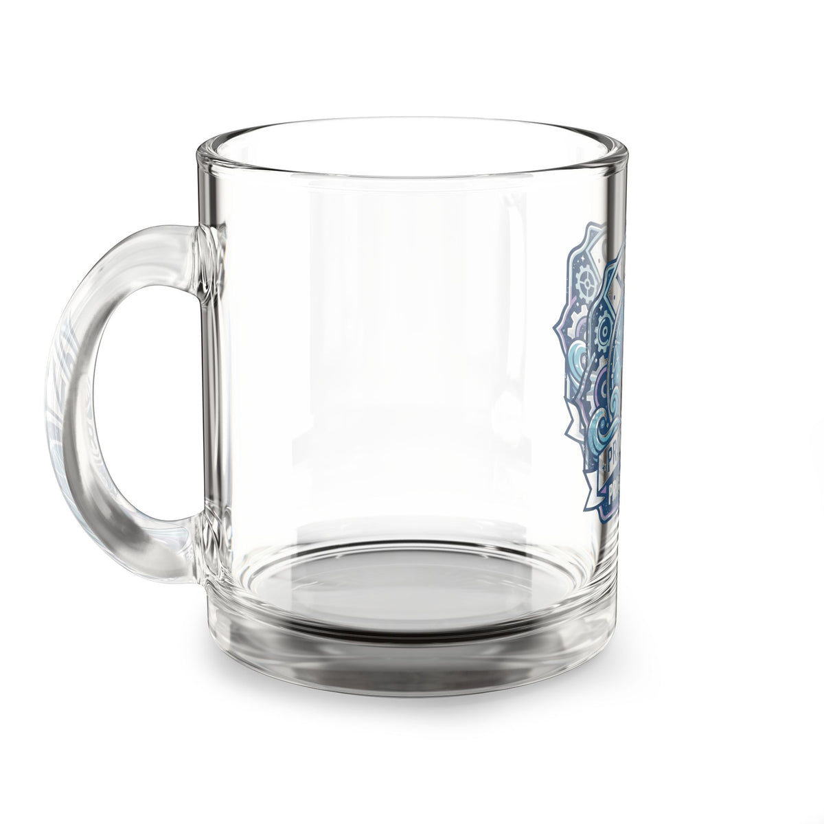 Virgo Glass Mug — “Professional Problem Solver” 10oz Zodiac Coffee Cup