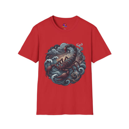 Scorpion Wave T-Shirt — Nautical Tattoo-Inspired Sea Scorpion Design
