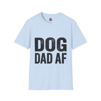 Dog Dad Af Unisex Softstyle T-Shirt