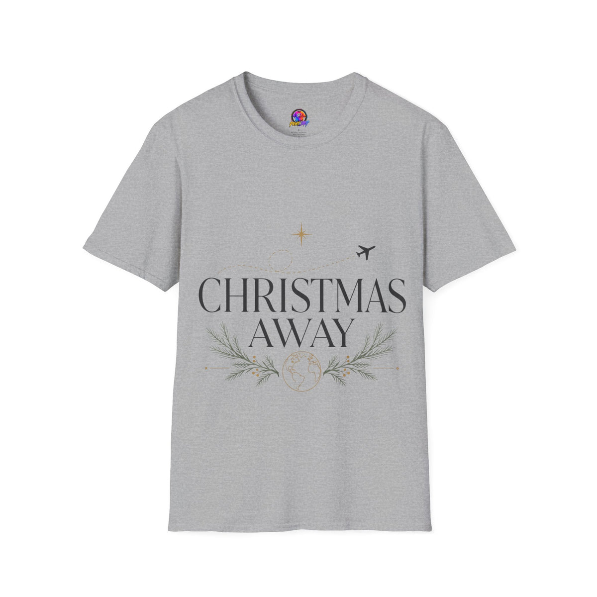 Christmas Away T-Shirt — Holiday Travel Graphic Tee