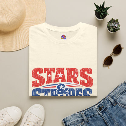 USA Stars & Stripes Forever T-Shirt — Patriotic Red White Blue Graphic Tee