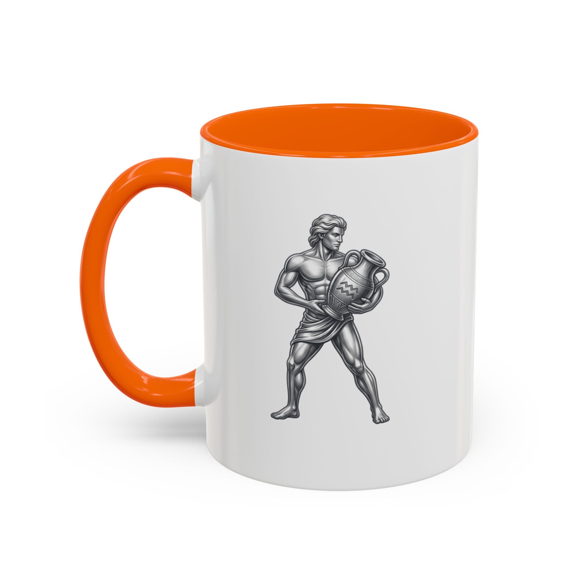 Aquarius Zodiac Accent Coffee Mug – Astrology Sign Gift