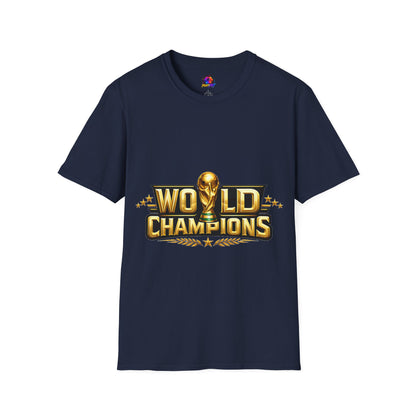 World Champions T-Shirt — Gold Trophy Sports Tee