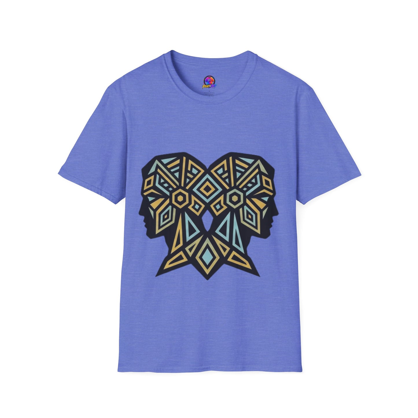 Geometric Elephant Tee — Tribal Mosaic Elephant Graphic T-Shirt