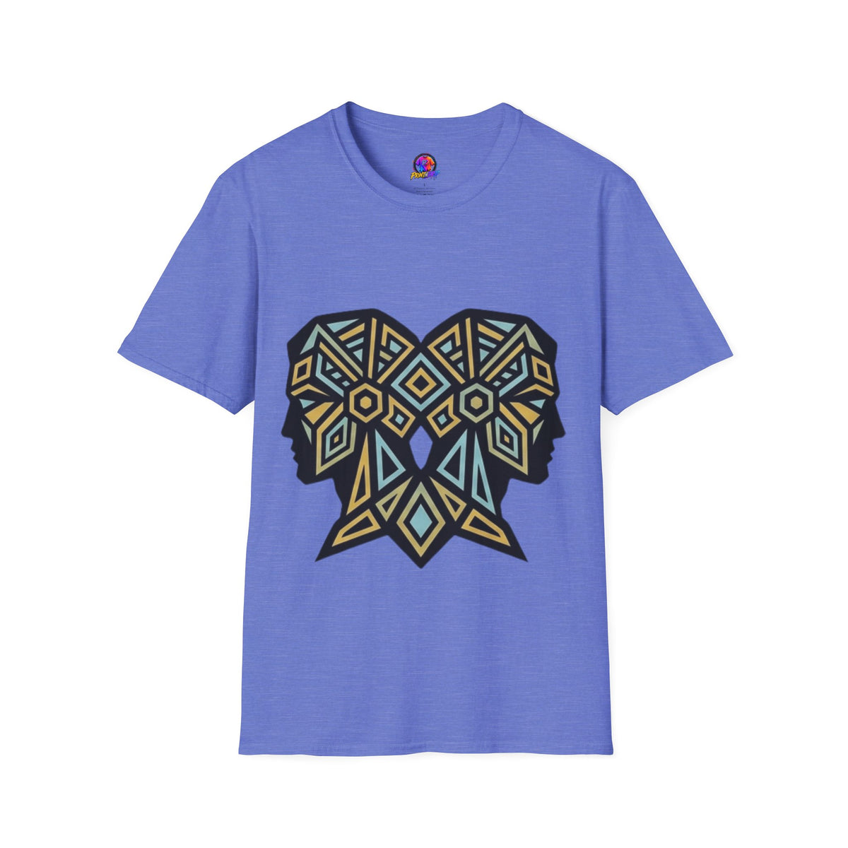 Geometric Elephant Tee — Tribal Mosaic Elephant Graphic T-Shirt