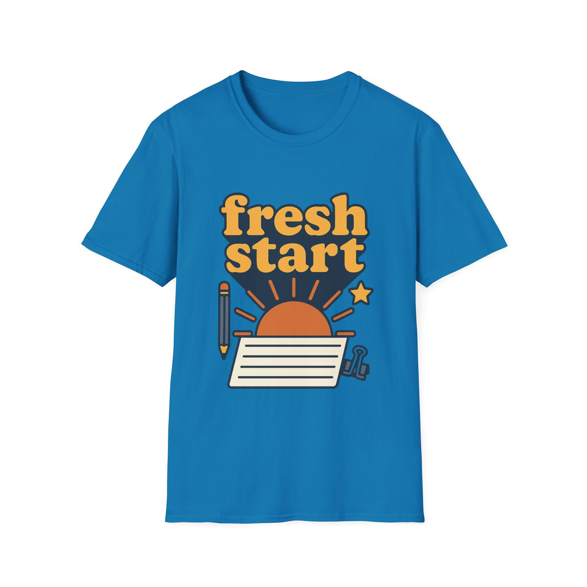 Fresh Start T-Shirt – Retro Sunrise Graphic  - Trending Now - August 2026