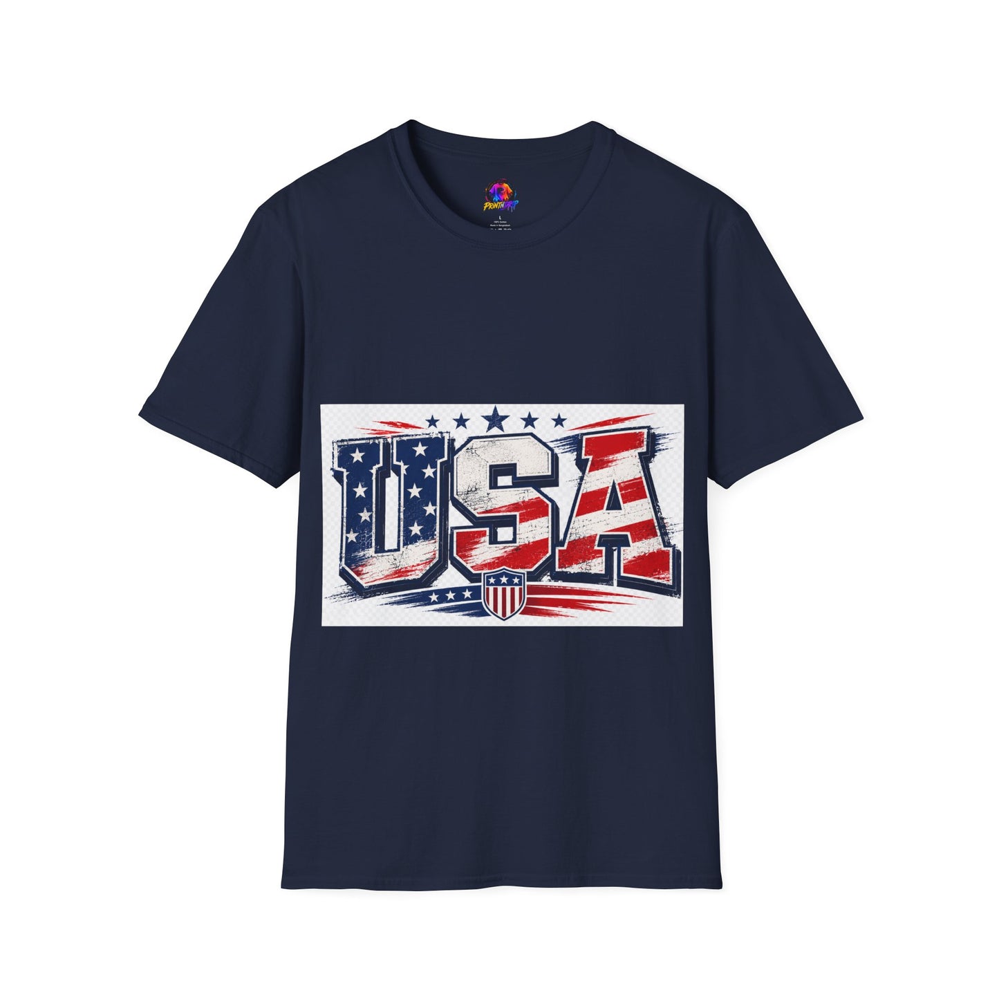 USA Flag Graphic T-Shirt — Patriotic American Pride Tee
