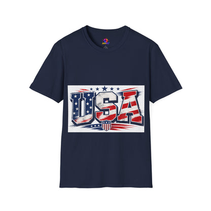 USA Flag Graphic T-Shirt — Patriotic American Pride Tee