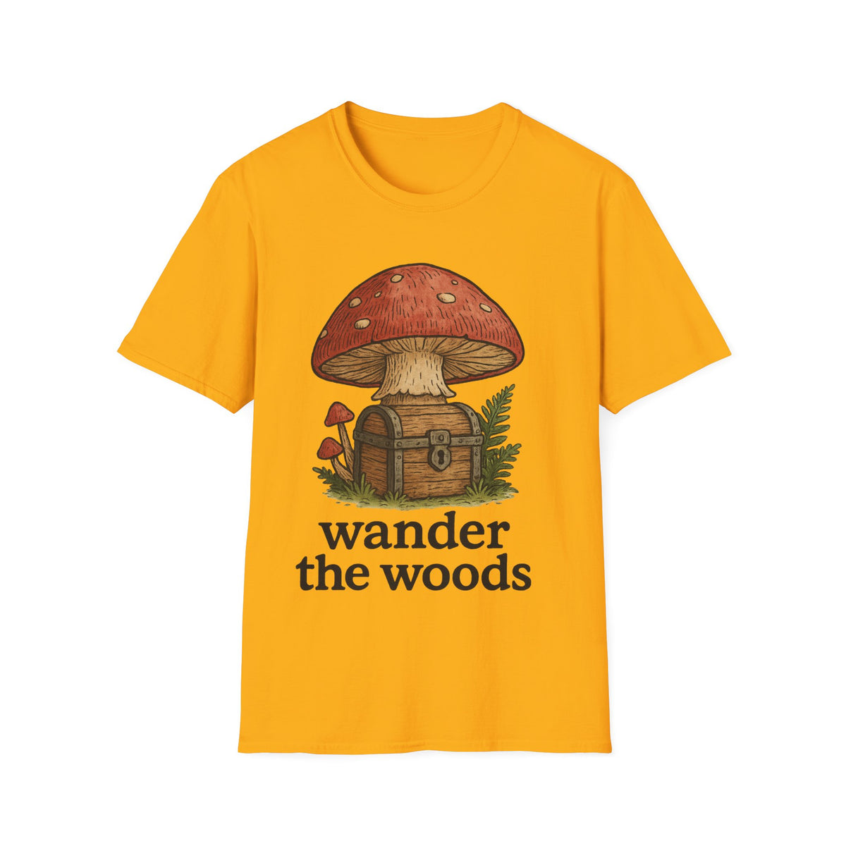Mushroom Fairy Door T-Shirt — Whimsical Red Toadstool Graphic Tee - Trending Now - September 2026