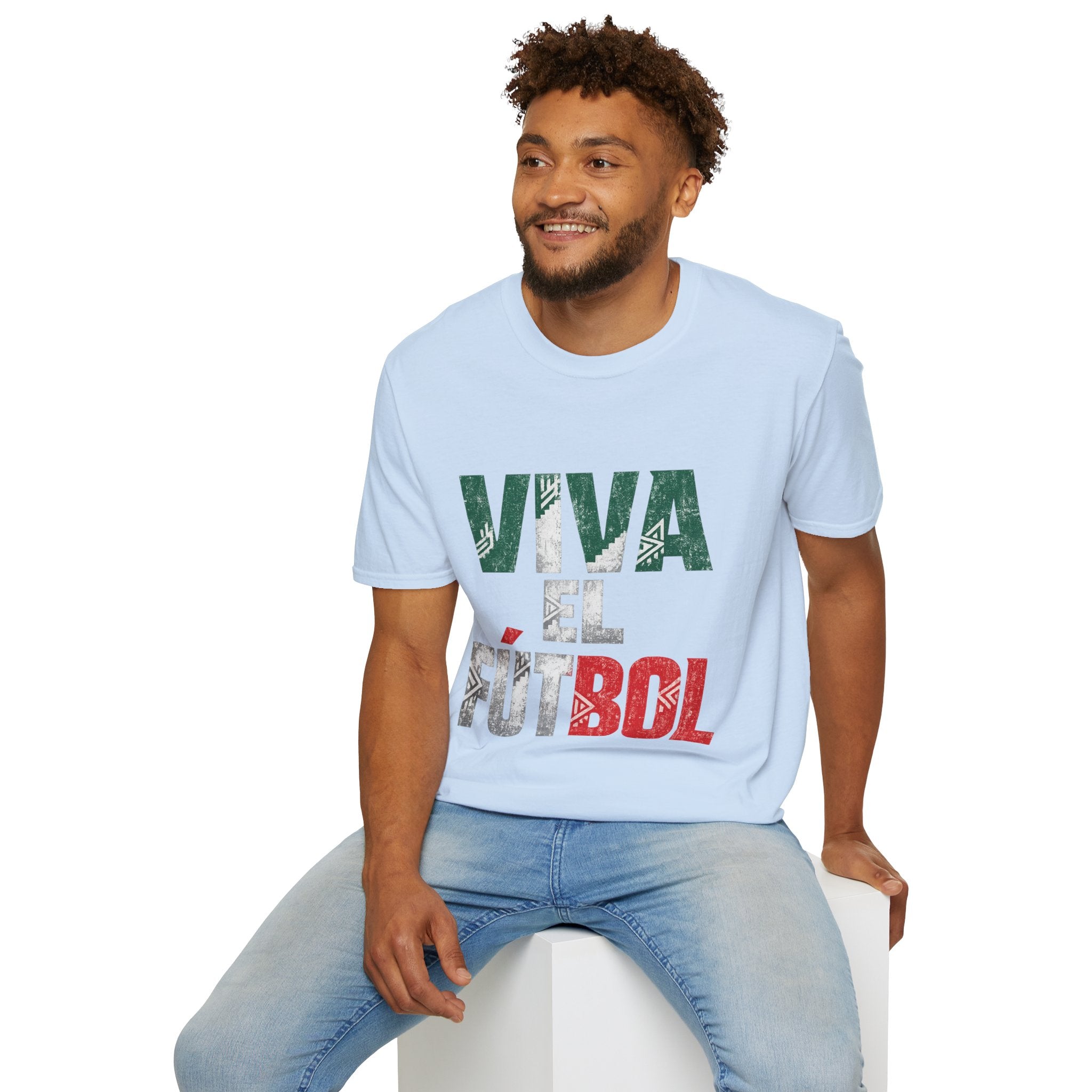 Mexico T-Shirt — "Viva El Fútbol" Mexican Soccer Graphic Tee