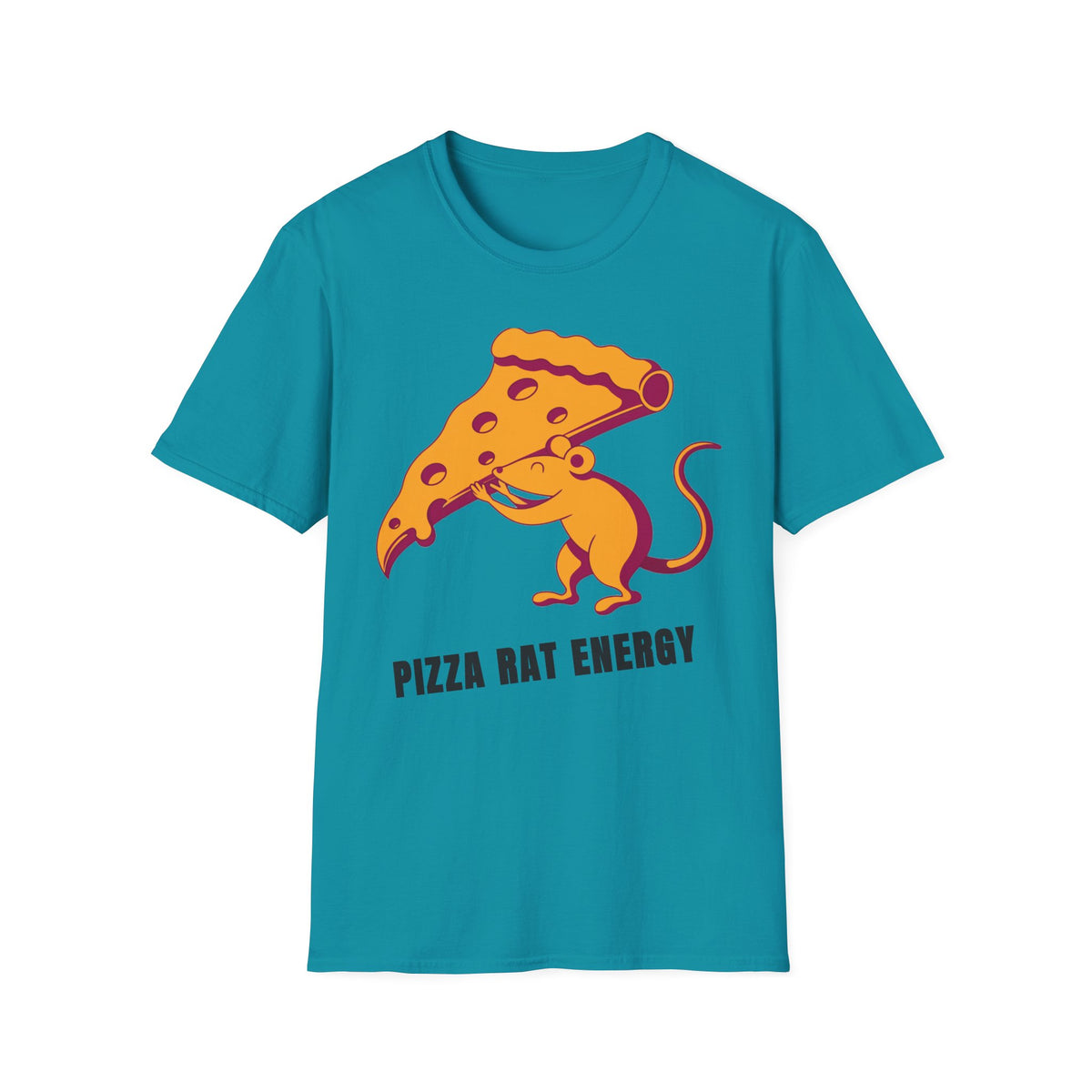 Pizza Rat Energy T-Shirt — Funny Pizza Slice & Rat Graphic Tee - Trending Now - September 2026