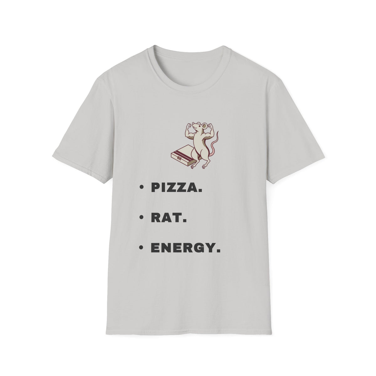 Pizza. Rat. Energy. T-Shirt — Cute Dancing Rat Pizza Graphic Tee - Trending Now - September 2026