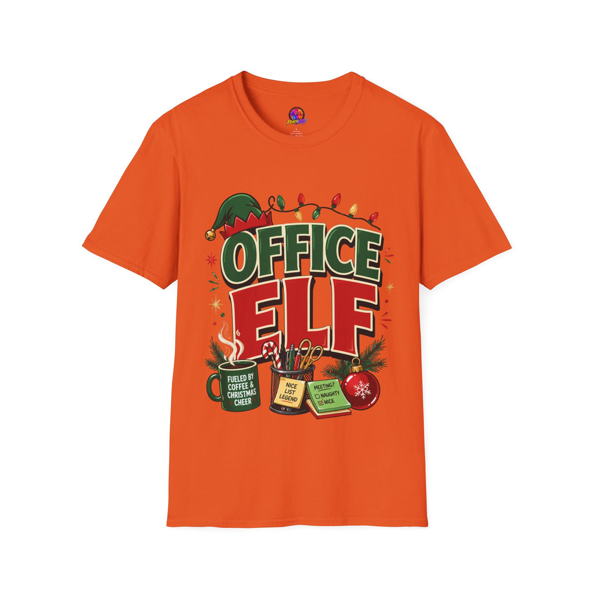 Office Elf T-Shirt — Funny Christmas Work Holiday Tee