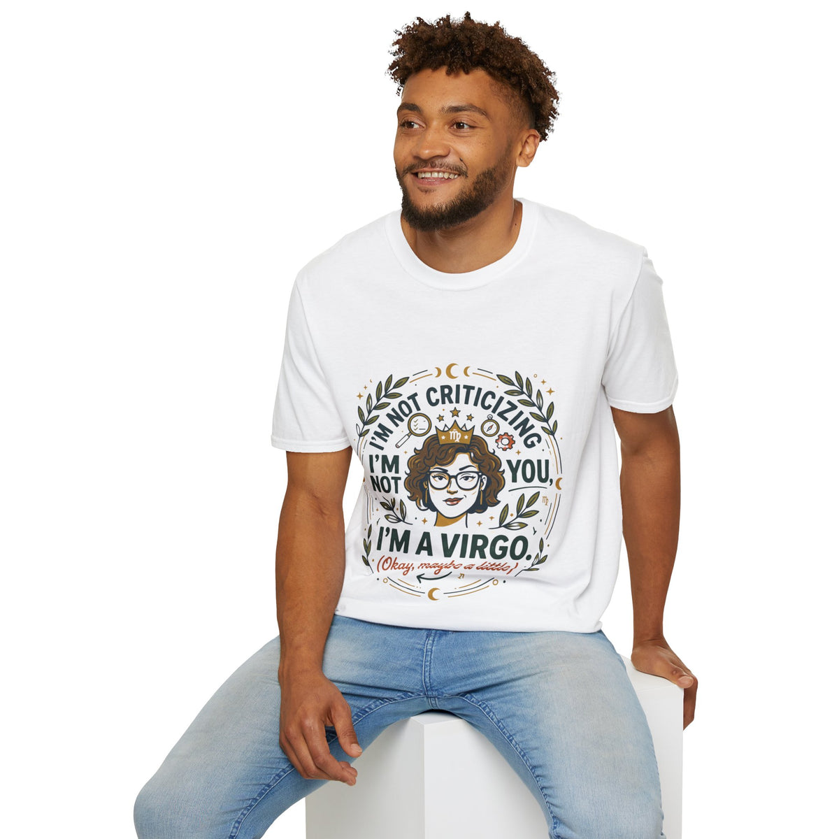 Virgo Zodiac T-Shirt — “I’m Not Criticizing, I’m a Virgo (Okay, Maybe a Little)”