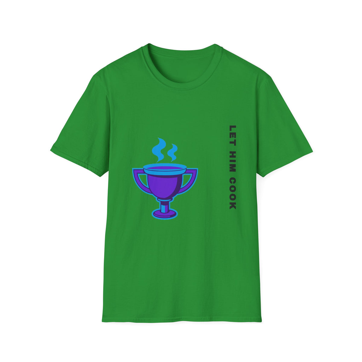 Trophy Mug T‑Shirt — "Let Him Cook" Funny Chef Pride Tee - Trending Now - September 2026