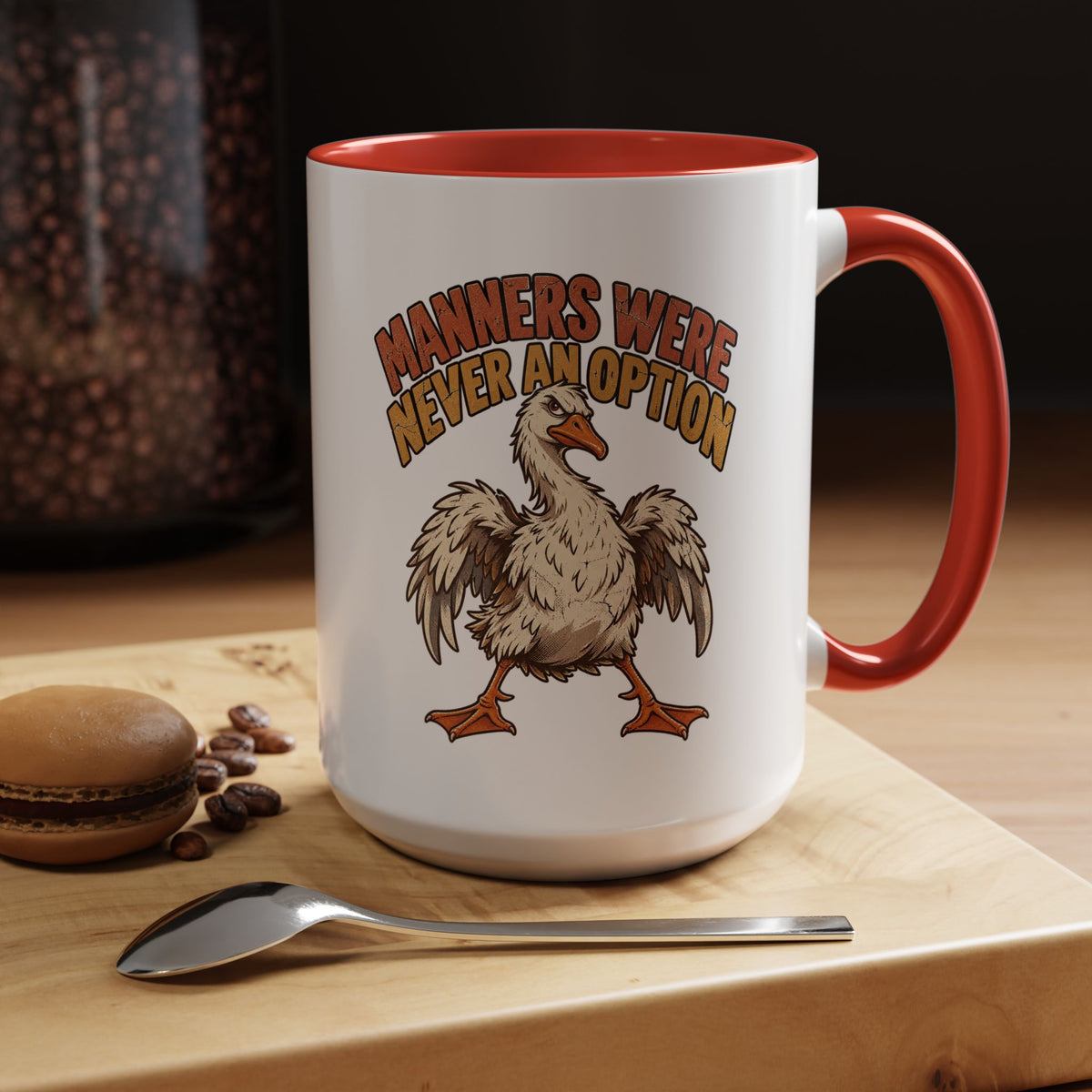 Manners Were Never An Option Funny And Witty  Coffee Mug