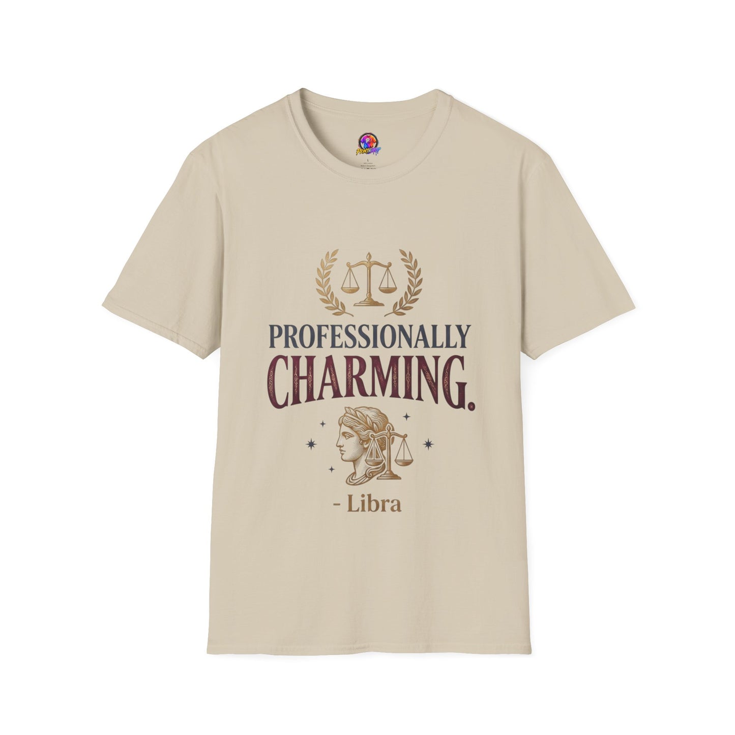 Professionally Charming Libra T-Shirt — Zodiac Scales Astrology Tee