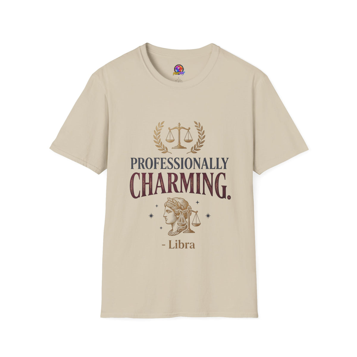 Professionally Charming Libra T-Shirt — Zodiac Scales Astrology Tee