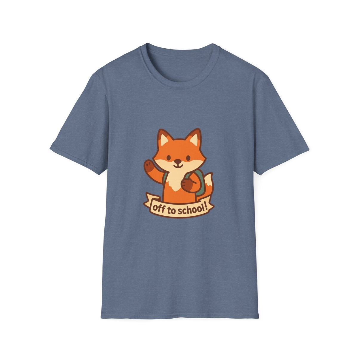 Cute Fox "Off to School" T-Shirt — Kids/Teacher Back-to-School Tee - Trending Now - August 2026