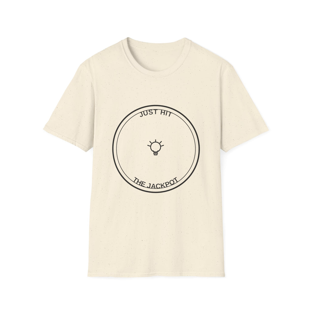 T-Shirt — "Just Hit the Jackpot" Minimal Sun Graphic Tee - Trending Now - August 2026