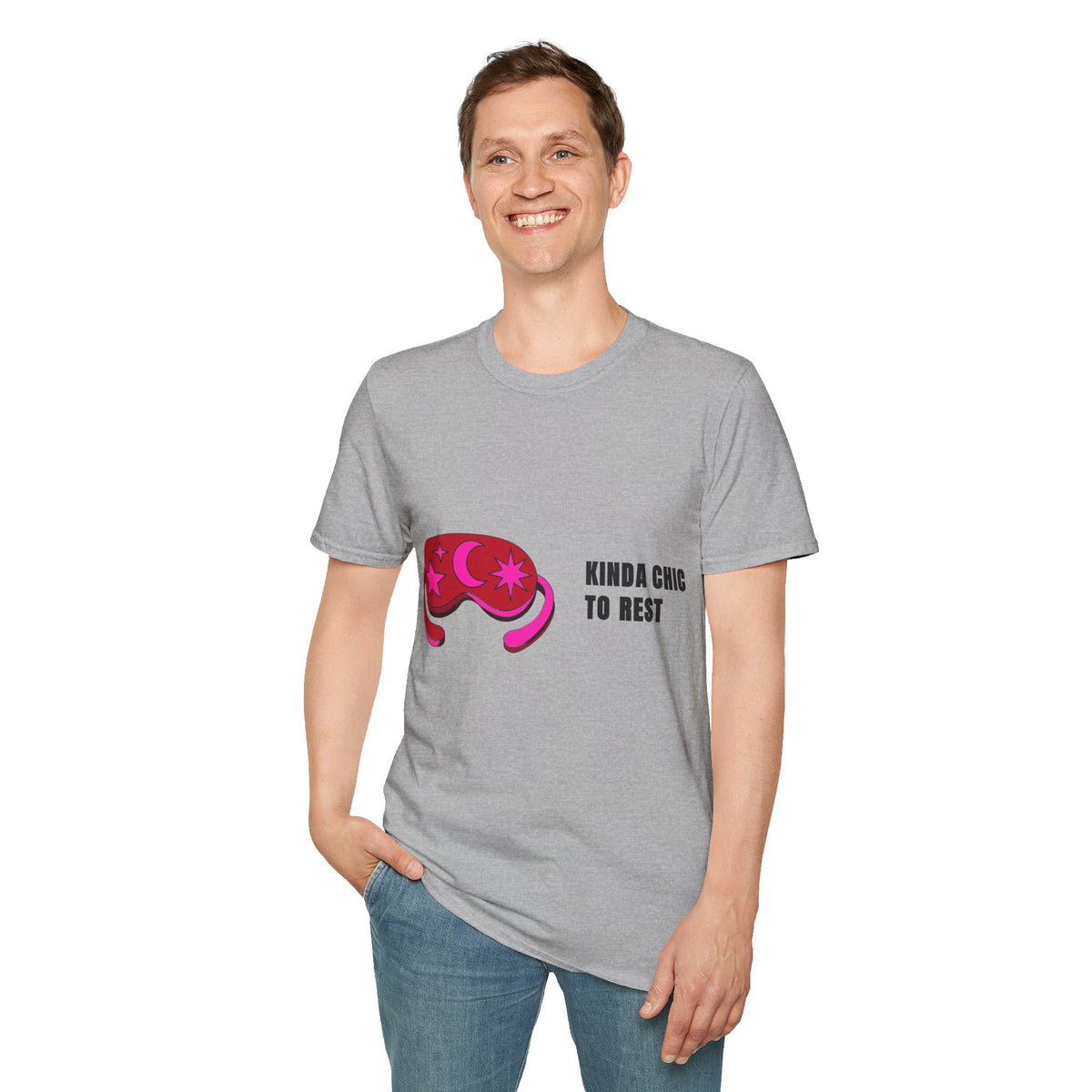 T-Shirt — "Kinda Gotta Rest" Pink Moon Graphic Tee - Trending Now - September 2026