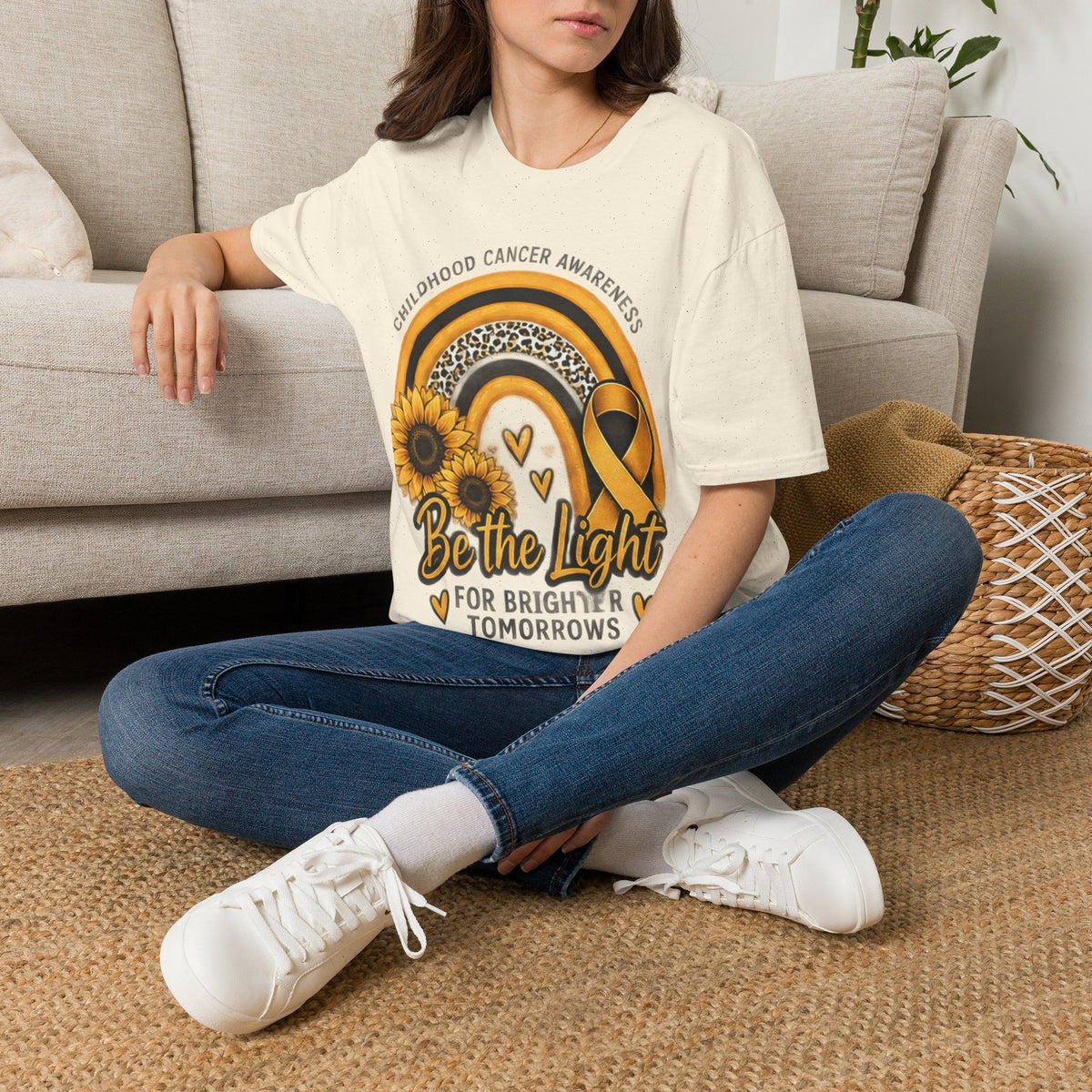 Be the Light Childhood Cancer Awareness T-Shirt