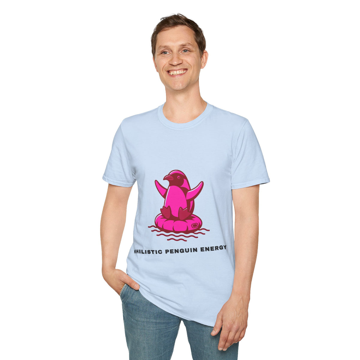 Penguin Energy T‑Shirt — Cute Pink Penguin Graphic Tee - Trending Now - September 2026