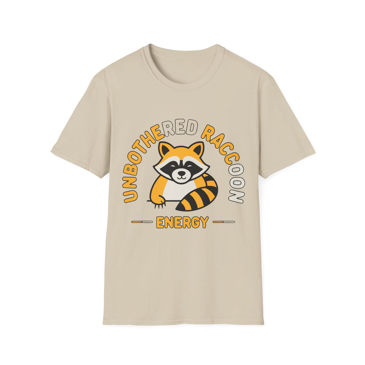 Unbothered Raccoon T-Shirt — Cute Relaxed Graphic Tee ("Unbothered Raccoon Energy") - Trending Now - August 2026