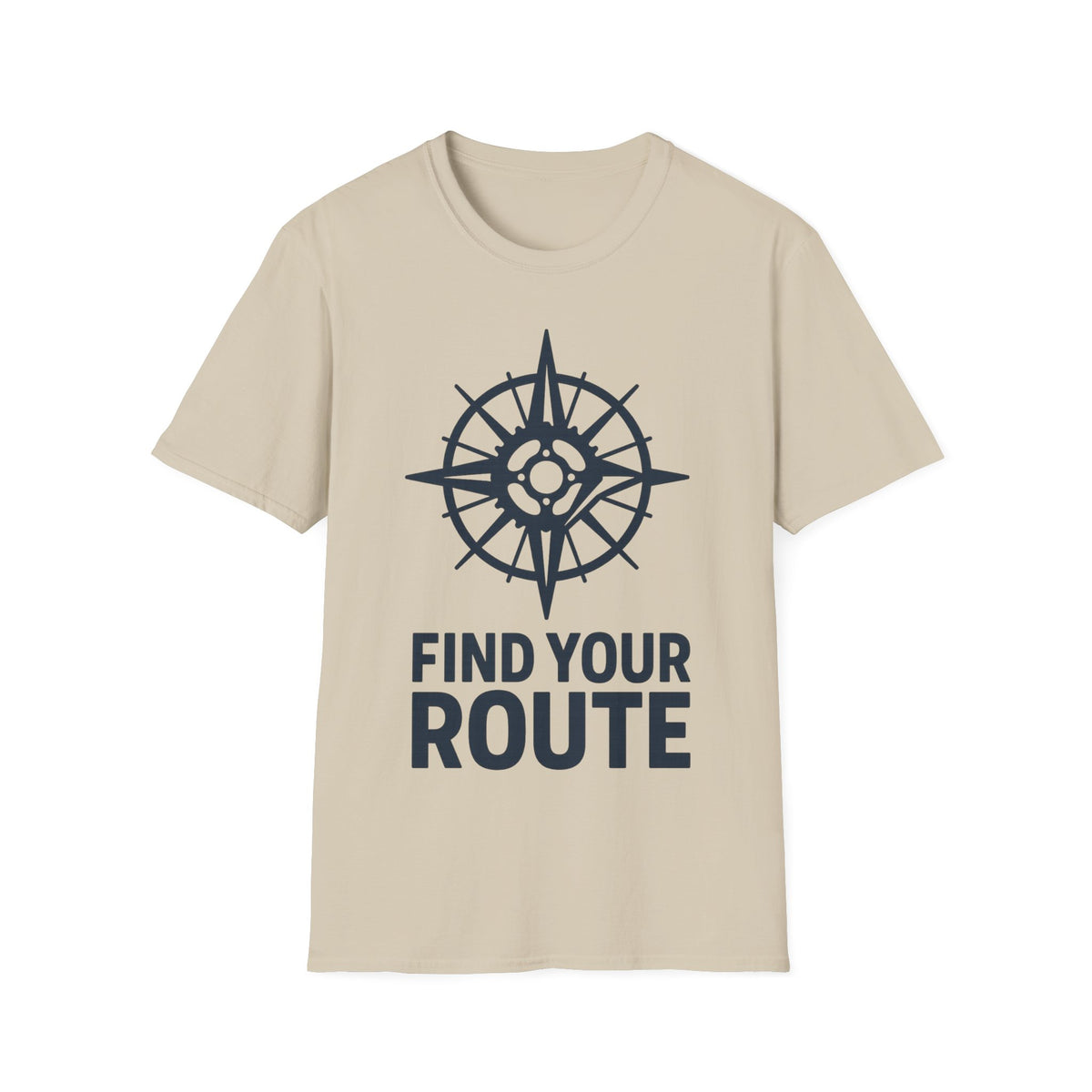 "Find Your Route" Compass Graphic Tee | Minimalist Adventure Travel T-Shirt - Trending Now - September 2026