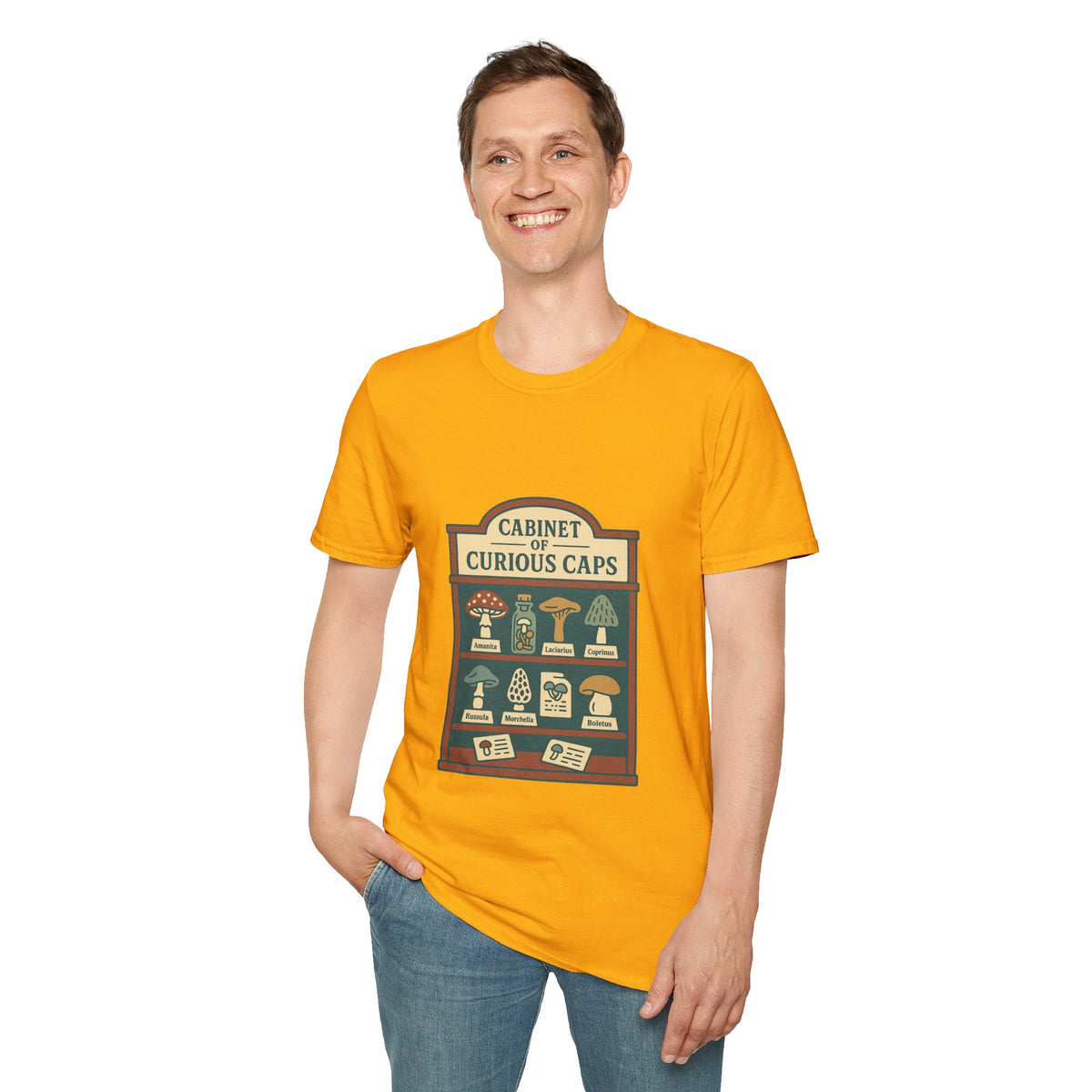 T-Shirt — Cabinet of Curious Caps Vintage Apothecary Graphic Tee - Trending Now - October 2026