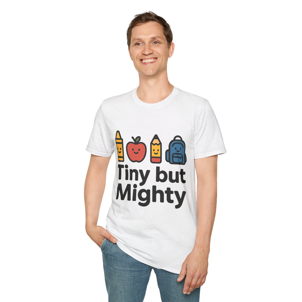 Cute School Supplies Graphic T‑Shirt — Pencil Apple Crayon Backpack Design - Trending Now - August 2026