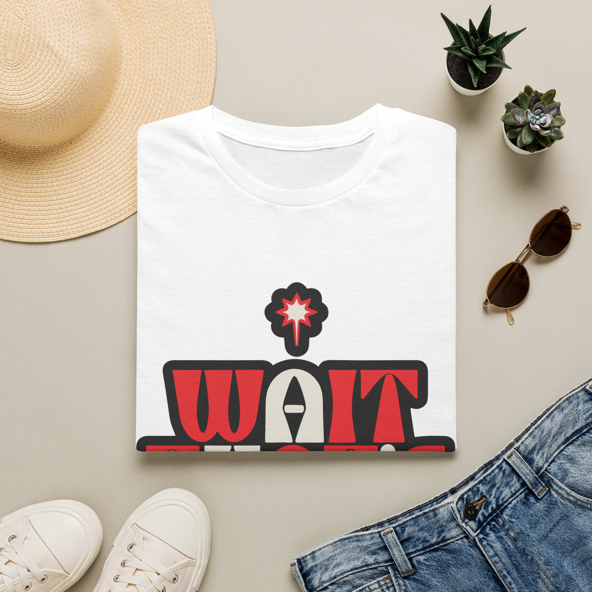 "Wait That's Actually Insane" Retro Red Typography Graphic Tee - Trending Now - September 2026