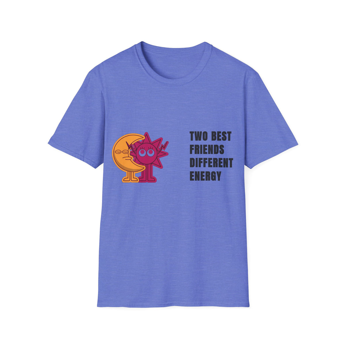 Two Best Friends Different Energy T-Shirt — Cute Cartoon Cat Duo Tee - Trending Now - September 2026