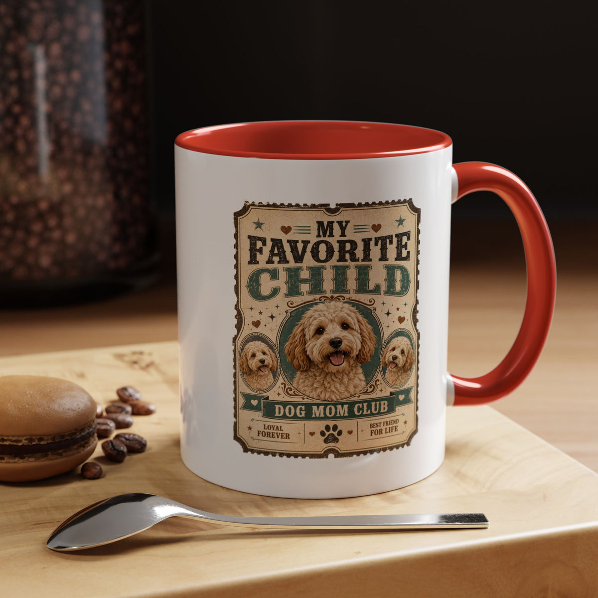 Milo Bailey Dog Dad Mom My Favorite Child Dog Mom Coffee Mug — Funny Dog Mom Gift