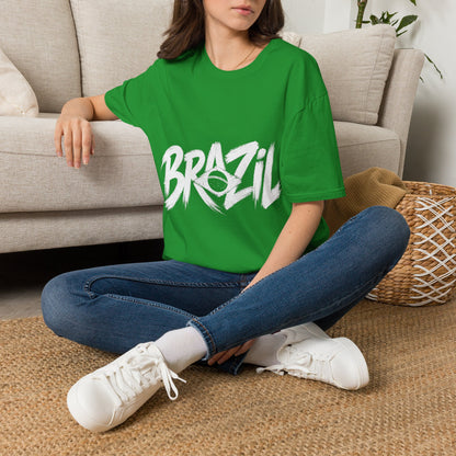 Brazil Minimal Marble Waves T-Shirt