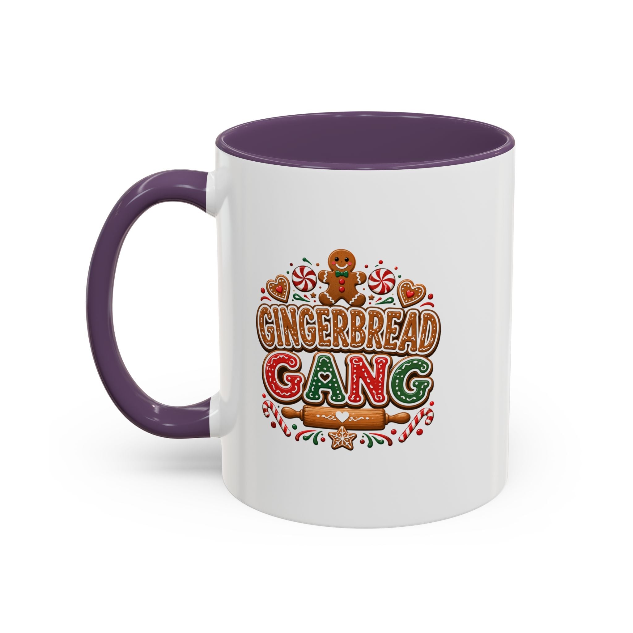Gingerbread Gang Coffee Mug – Holiday Baking Christmas Cocoa Mug