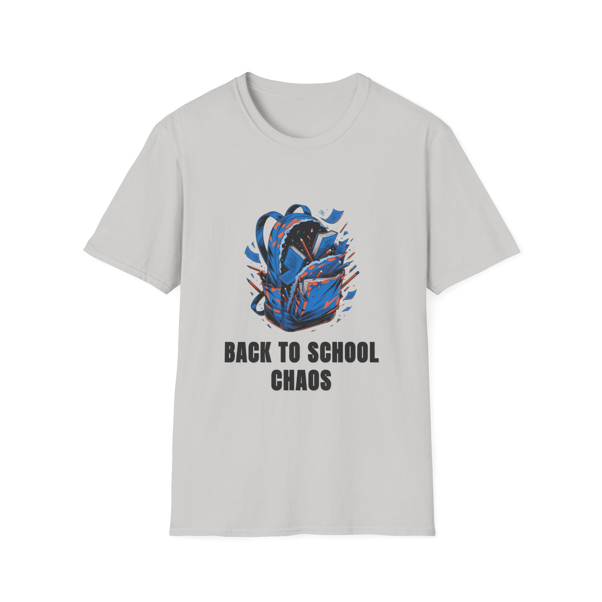 Back to School Chaos T-Shirt — Graphic Backpack Design - Trending Now - August 2026