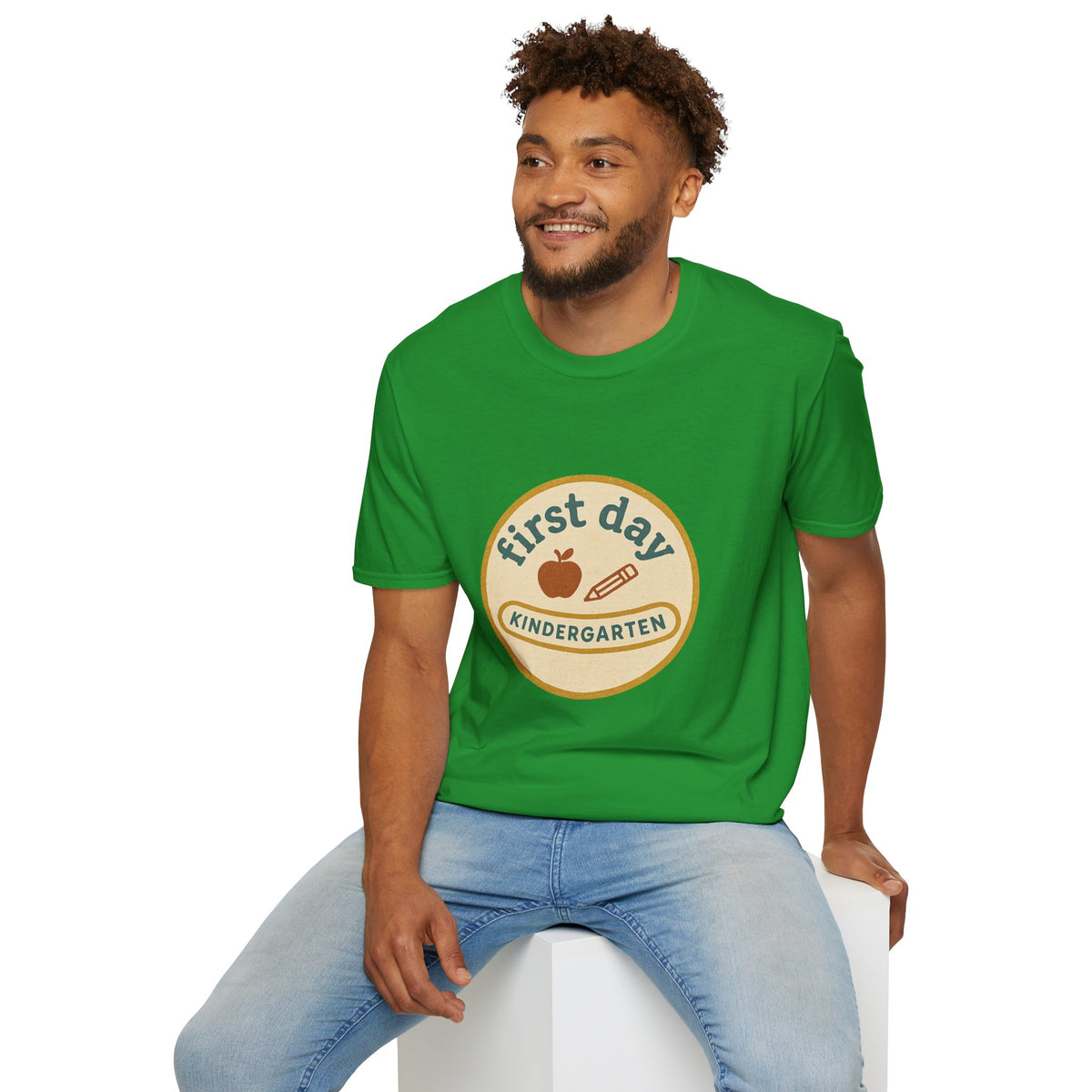 First Day Kindergarten Badge T-Shirt — Cute Back-to-School Tee for Teachers & Parents - Trending Now - August 2026