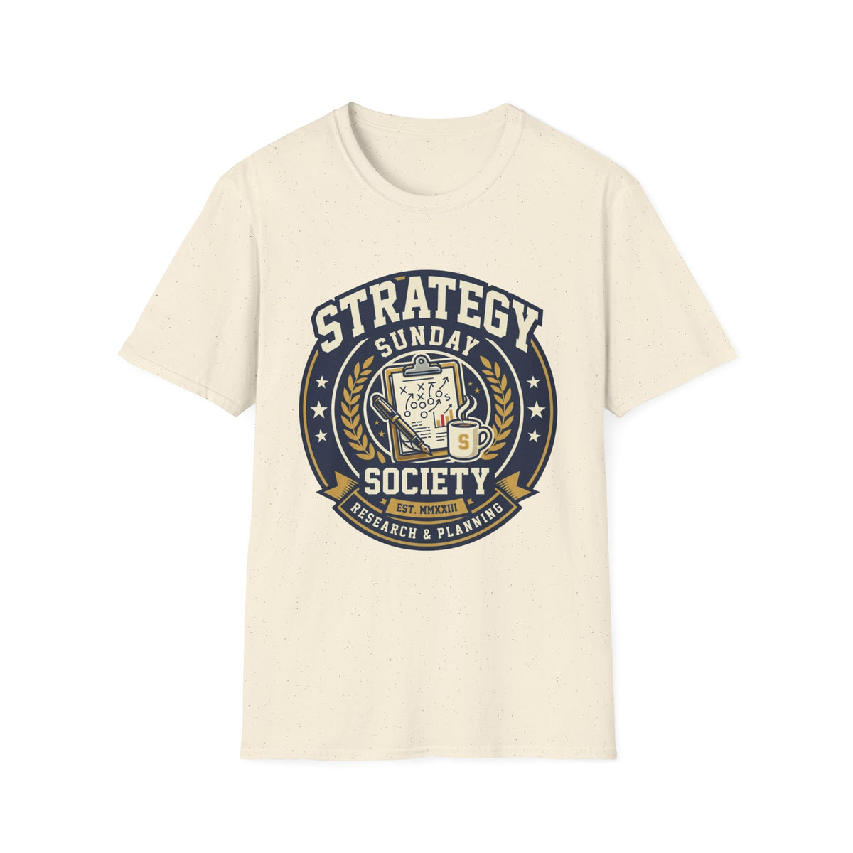 Strategy Society Sunday T‑Shirt — Retro Emblem Gaming / Strategy Club Tee - Trending Now - August 2026