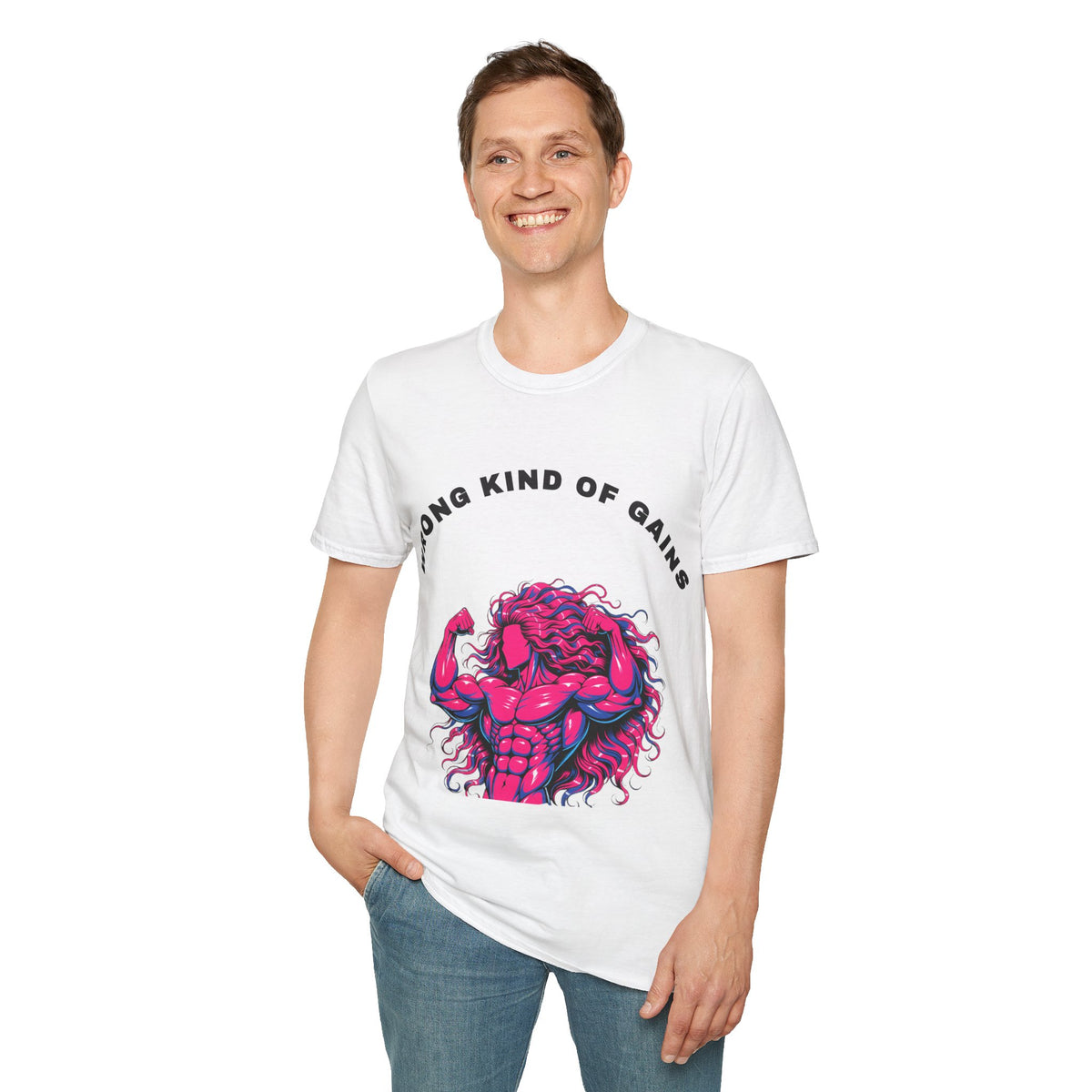 T-Shirt — "Wrong Kind of Gains" Muscle Monster Graphic Tee - Trending Now - September 2026