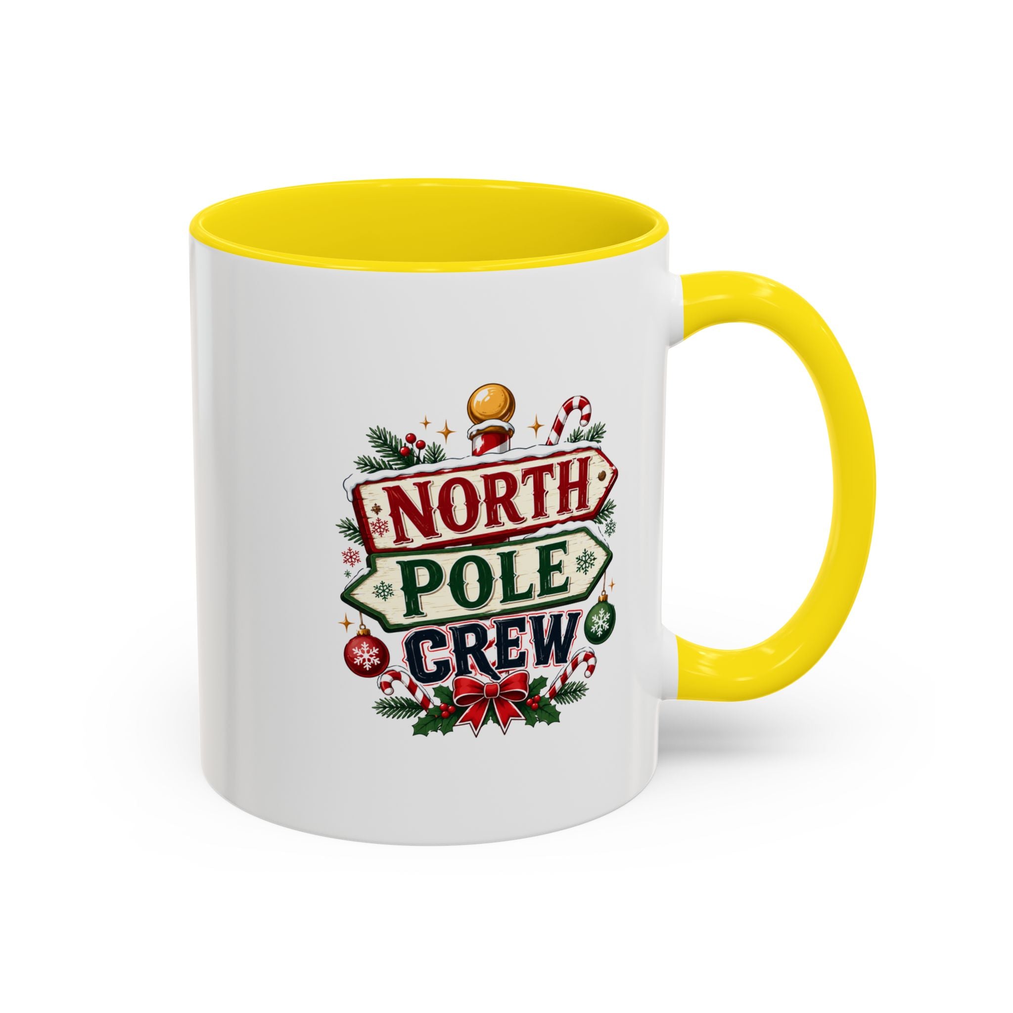 Accent Coffee Mug North Pole Crew