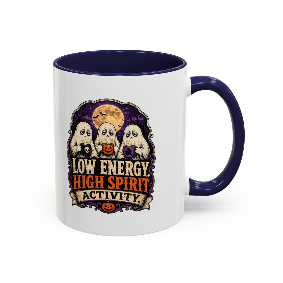 Halloween  Low Energy High Spirit Accent Coffee Mug