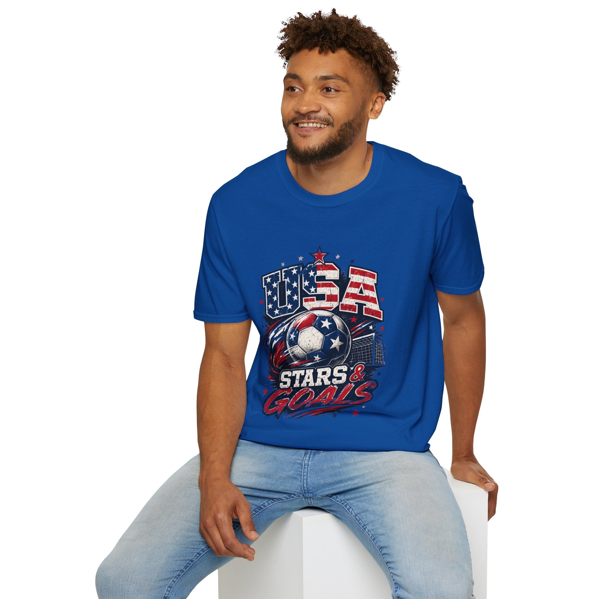 USA Stars & Goals Soccer T-Shirt