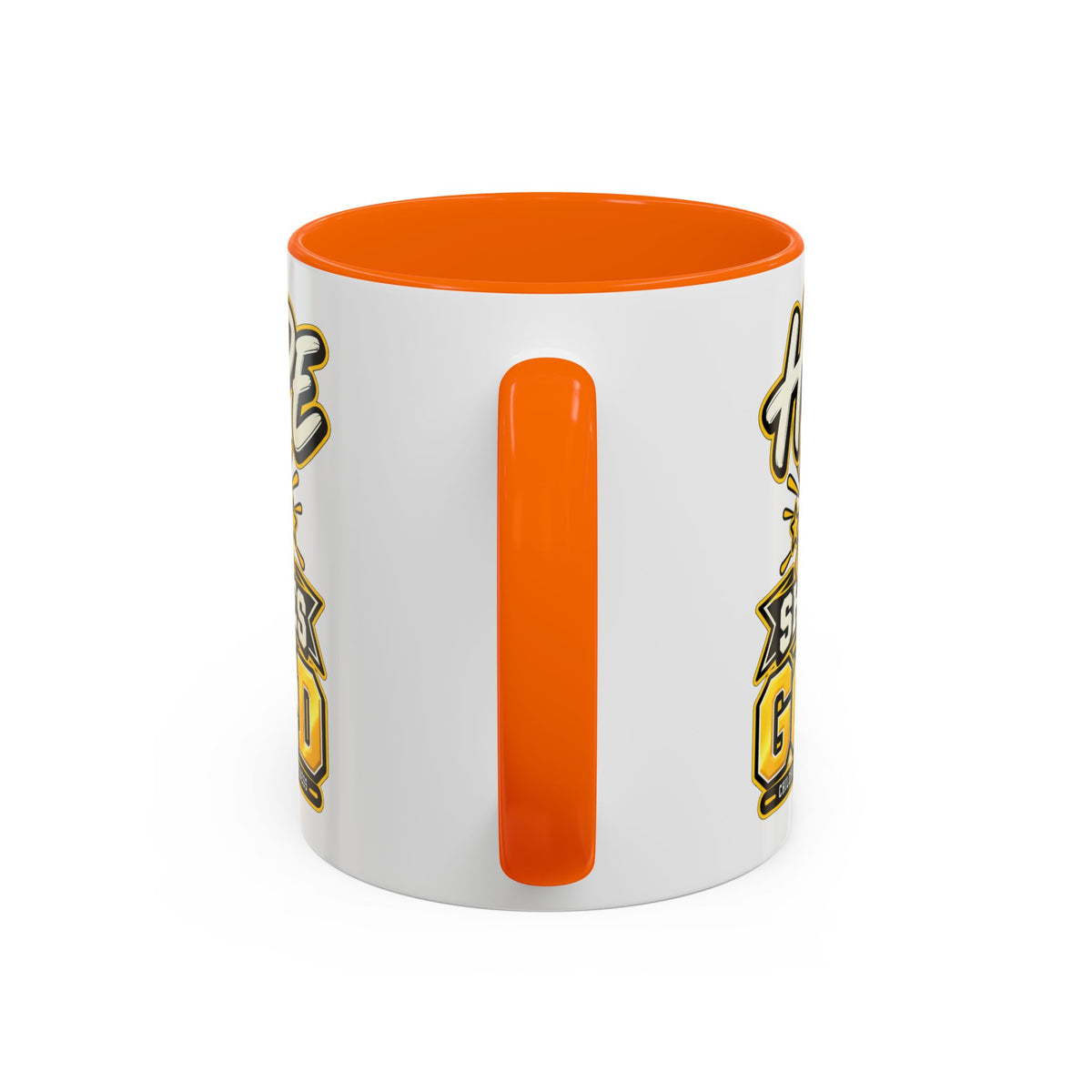 Hope Shines in Gold Coffee Mug — Childhood Cancer Awareness Accent Mug