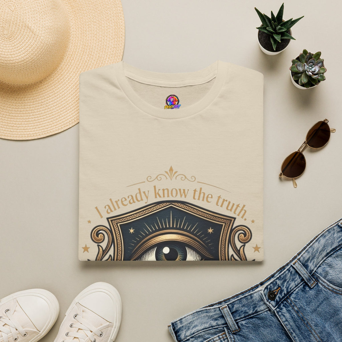 I Already Know the Truth Scorpio T-Shirt — Mystical Third Eye Zodiac Tee