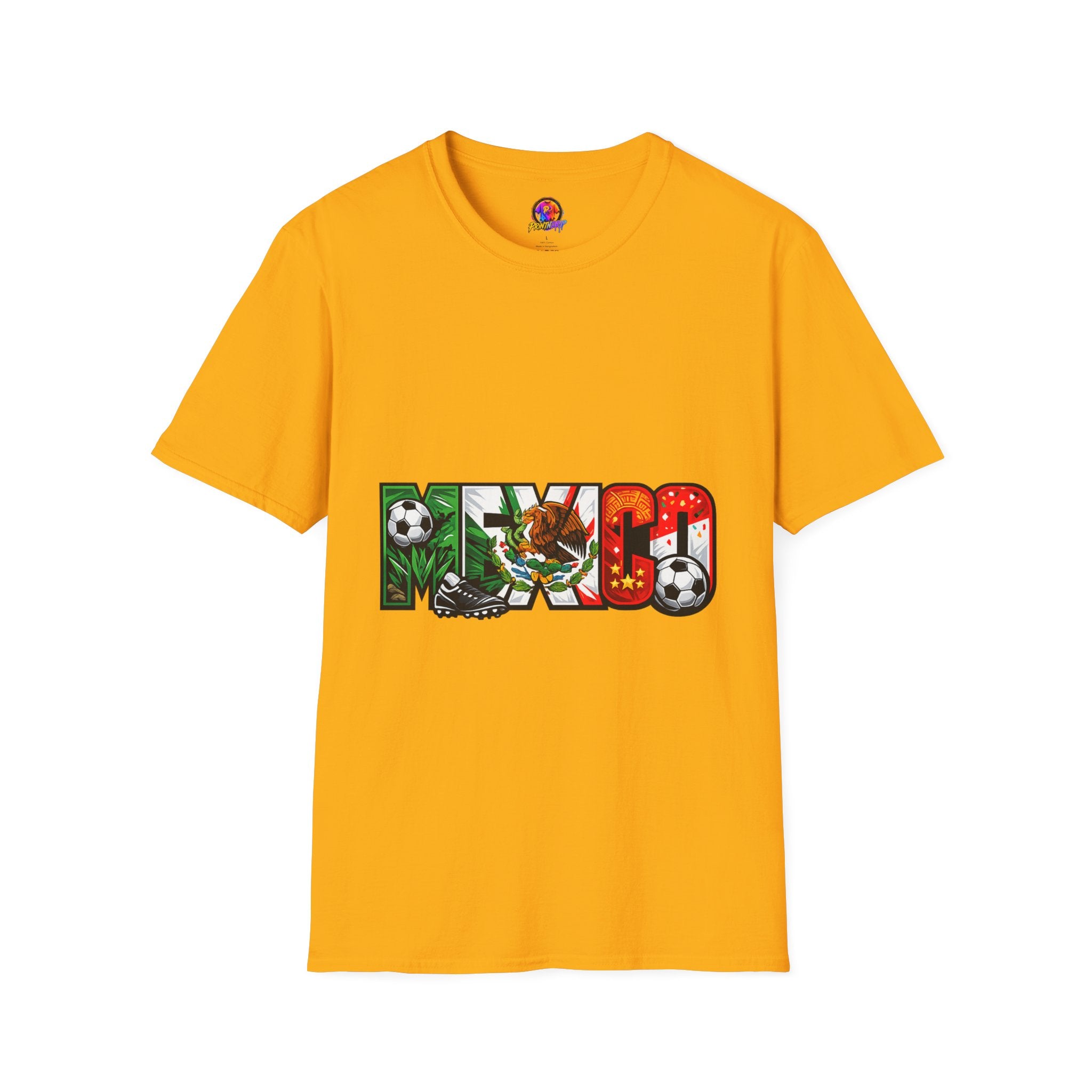 Mexico Soccer T-Shirt — Mexican Flag Football Pride Tee
