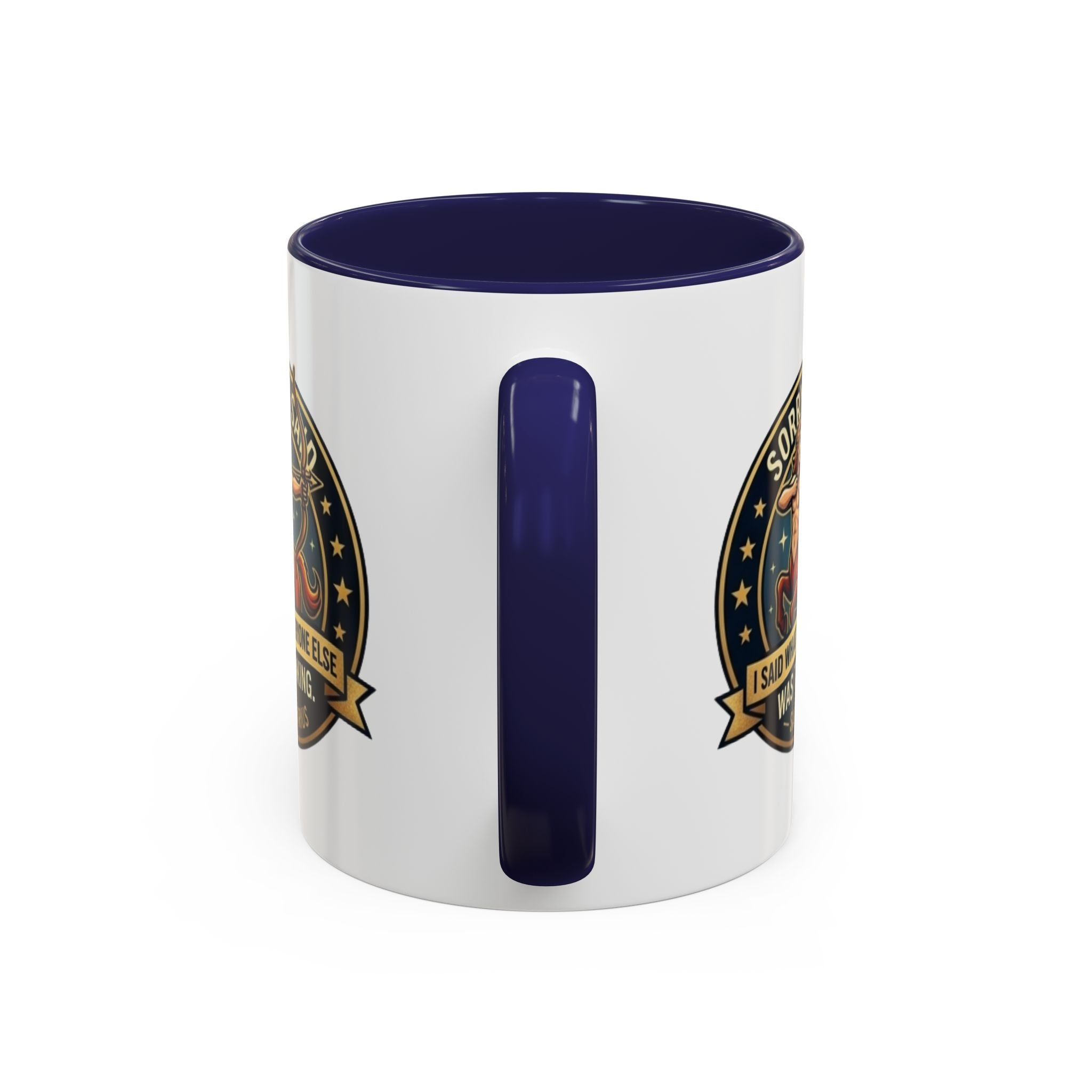 Sagittarius Coffee Mug — "Sorry I Said What Everyone Else Was Thinking" Zodiac Archer Accent Mug