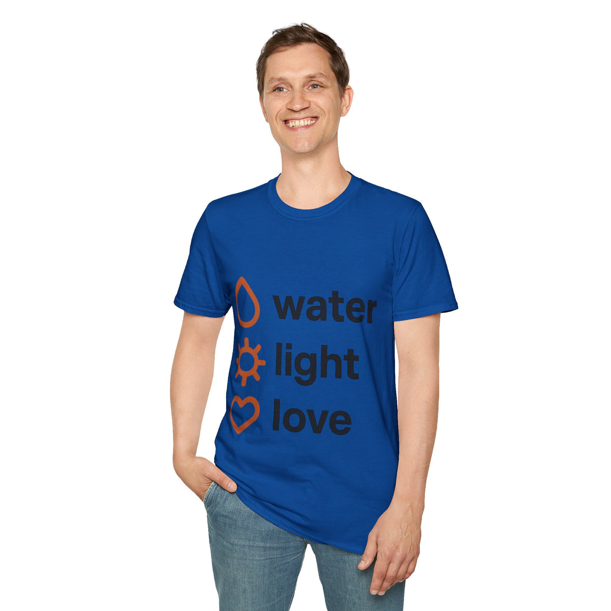 Minimalist Water Light Love Self Care Graphic Tee - Trending Now - September 2026